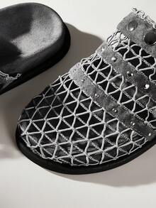 Solecia Damenschuhe Damen Mode Braun Komfort Flache Strandschuhe Damenschuhe Flache Schuhe - Grau - Übersicht 5