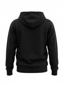 Adidas Essentials Men's French Terry Hoodie Black - Black - View 2