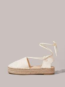 Styleloop Women's Bohemian Style Casual Thick Sole Loafers - Beige - View 6