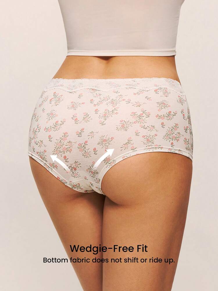 Plus 3-Pack High-Waist Boyshorts