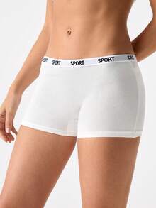 Loungeista 3入組字母織帶腰帶腰平角褲 - 彩色 - 查看 9