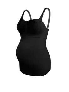 Moonlight&Mama 3pcs/Set Women's Seamless Minimalist Solid Color Maternity Bras, High-Quality, High Cost-Effective, Comfortable, Portable, Long-Style - Multicolor - View 3