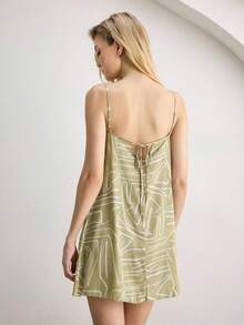 Ocili Women's All-Over Print Casual Everyday Sleeveless Nightgown - Multicolor - View 2