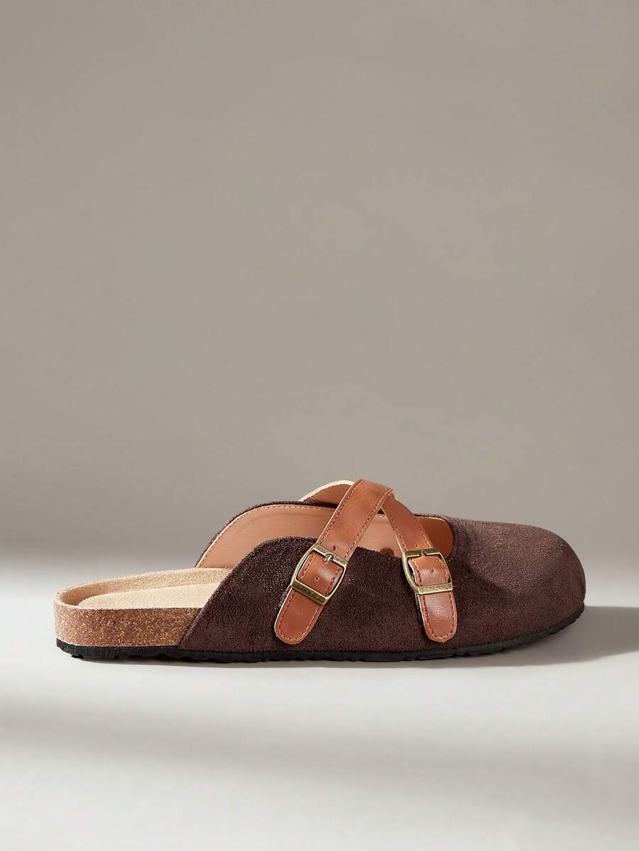 Solecia Women Flats - Coffee Brown - View 1