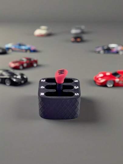 MINKOJA - SELECTS 1 pieza Palanca de cambios manual simulada - Palanca de cambios cuadrada, modelo de descompresión, adecuada para escritorios de oficina, ideal para entusiastas del automóvil y se puede usar como regalo para uso en el automóvil u oficina, regalos de cumpleaños, Pascua, regalo de Pascua, Día del Niño