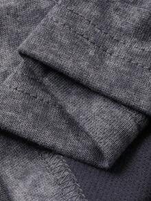 DAZY Áo thun nữ tay ngắn cổ tròn in họa tiết tối giản - Xám - Xem 10