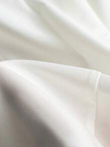 GlowEve Women's Sleeveless Square Neck Knit Elastic Metal Buckle Flared A-Line Cinched Waist Long Dress, White, Fashionable & Elegant, Summer - White - View 4