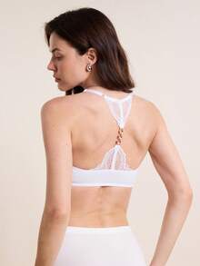 Peach Girl Women's Front Closure Underwire Bra With Backless Design - Breathable, Shaping & Lifting, Sexy & Comfortable, Great Gift - White - View 2