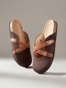 Solecia Women Flats - Coffee Brown - View 6