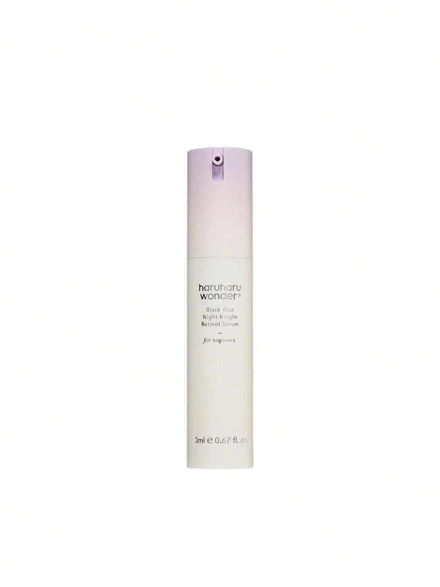 HaruHaru Wonder Black Rice Night Knight Retinol Serum 20 Ml – Gentle Anti-Aging Formula For Skincare Beginners, Firming And Wrinkle Care, Nighttime Face Treatment For All Skin Types, Improves Skin Texture, Korean Beauty Routine - Clear - View 1