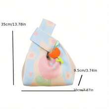 Joivida 1-Piece Set, Cute Knitted Bag, Tulip Bag, Fashionable New Style,  Multifunctional Handbag, Suitable For Valentine's Day And Birthday Gifts - Multicolor - View 4