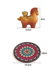 Cirelle “愿你早日致富”香炉，马形香炉，茶宠，中式礼品香炉，茶桌桌面香薰，适合送礼和家居装饰。 - 多色 - 查看 8