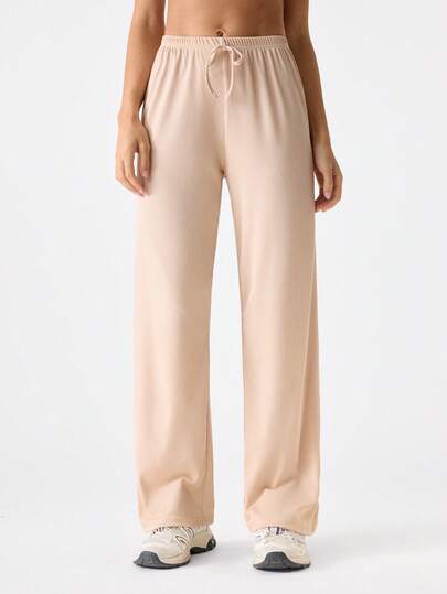 Women's Solid Color Home Wear Lounge Cozy Pants, Pack Of 3, Fall Winter Clothes