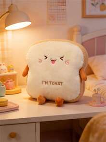 POKOJA LAND Đồ chơi nhồi bông hình bánh mì mô phỏng 16 inch, gối nhồi bông hình bánh mì, búp bê giữ ấm tay hình bánh mì, hình bánh mì dễ thương có tay chân với biểu cảm giống người, gối giữ ấm tay trang trí phòng ngủ, ghế sofa, quà tặng sinh nhật, lễ Phục sinh, Halloween, Lễ Tạ ơn, Ngày Valentine cho trẻ em. - Nhiều màu - Xem 8