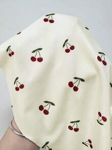 CottageSlumber 撞色蕾丝露背性感樱桃印花吊带连体裤家居服女装 - 彩色 - 查看 8