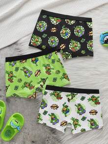 TEENAGE MUTANT NINJA TURTLES | SHEIN 少年特兰克斯 变种忍者神龟 - 黑色 - 查看 2