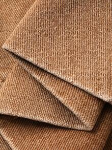 DAZY Conjunto casual de dos piezas con chaleco sin mangas de cuello en V y pantalones vaqueros rectos y sueltos para mujer - Marrón - Ver 7