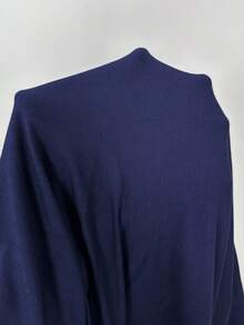 LYSMO 女士海军蓝性感深V领吊带背心 - 藏蓝色 - 查看 7