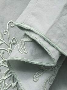 Dazy Plus 2pcs Cute Contrast Lace Loose Camisole & Long Pants Pajama Set, Spring/Summer - Mint Green - View 3