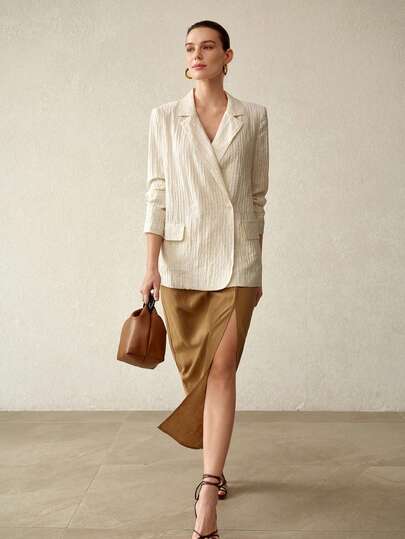 MOTF PREMIUM 结构化纹理轻盈西装外套