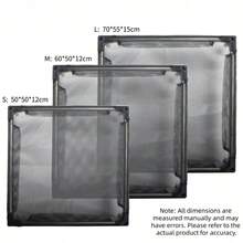 1 chiếc giường cho thú cưng bằng thép không gỉ, sử dụng được quanh năm, vải lưới có thể tháo rời và giặt được, dành cho chó. - màu đen - Xem 12