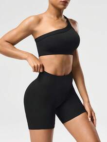 Eassivo Eassivo Bộ đồ thể thao nữ màu trơn gồm áo croptop không tay và quần short, áo ngực thể thao và quần short, bộ đồ tập luyện nữ với quần short biker, bộ đồ tập luyện một vai, bộ đồ tập luyện gồm quần short và áo, áo ngực thể thao một vai, áo ngực thể thao chạy bộ và quần short biker, bộ 4 áo tập luyện một vai, áo ngực thể thao bất đối xứng, bộ áo ngực thể thao và quần short, đồ thể thao nữ, bộ đồ 2 mảnh mùa hè cho nữ, bộ đồ tập luyện nữ, quần áo tập gym cho nữ, áo thể thao nữ, quần áo tập thể dục. - màu đen - Xem 5