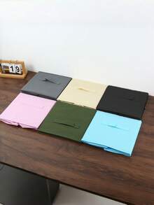 Hộp đựng đồ hình vuông, làm bằng vải không dệt, nhiều màu sắc, có nắp tháo rời, có thể gấp gọn, dùng để cất giữ và sắp xếp quần áo, một vật dụng lưu trữ đa năng tuyệt vời. - Nhiều màu - Xem 6