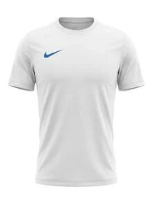 Nike Park VII Men's Short Sleeve Shirt White - White Blue - View 1