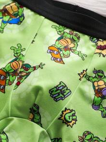 TEENAGE MUTANT NINJA TURTLES | SHEIN 少年特兰克斯 变种忍者神龟 - 黑色 - 查看 5