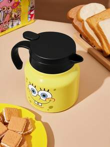 SpongeBob SquarePants | SHEIN 800 Ml / 27 Oz  Household, Picnic 316 Stainless Steel - Yellow - View 8