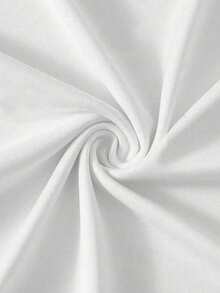 Resyla 女士圆领爱心印花休闲百搭日常短袖T恤 - 白色 - 查看 5