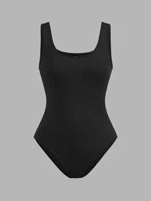 SHEIN EZwear 4件套女士多色吊带连体衣，黑/白/粉三色可选，休闲紧身款 - 彩色 - 查看 6