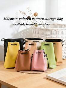 Madebyblanc Túi đựng máy ảnh DSLR siêu nhỏ, chất liệu PU bền, nhẹ và dễ mang theo, có ngăn ẩn màu tối để đựng pin và thẻ nhớ, lớp lót bên trong có thể tháo rời để dễ dàng vệ sinh, đựng được nhiều loại máy ảnh ống kính di động, lớp lót nhung mềm mại bảo vệ máy, chất liệu chống thấm nước tối ưu giúp chống nước bắn hiệu quả, thích hợp cho leo núi, chụp ảnh đường phố và những người đam mê chụp ảnh hàng ngày, vật dụng cần thiết khi đi du lịch. - Nhiều màu - Xem 4