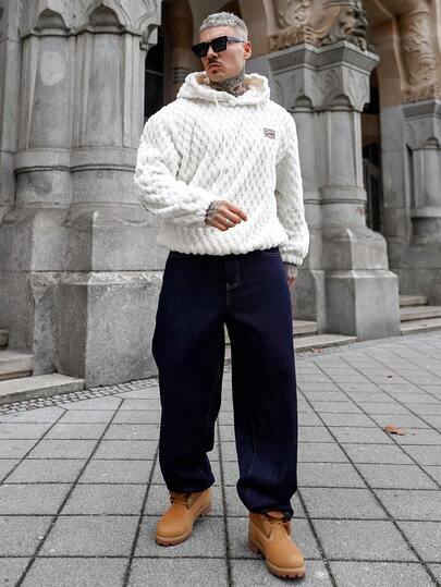 Artur Kramer 男士休闲连帽抓绒卫衣，适合度假、聚会、日常约会、简约办公、居家休闲、户外活动，可搭配正装或休闲装，自穿或送礼皆宜。长袖上衣