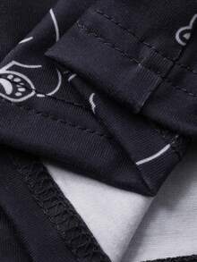 Dazy Plus Bộ đồ ngủ cỡ lớn kiểu dáng thường ngày in chữ, tay dài và quần, thích hợp cho mùa thu. - Màu be - Xem 3