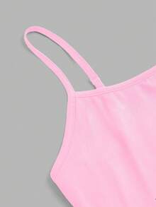 SHEIN EZwear 3pcs/Set Women's Casual Sexy Black, Pink, White Camisole Crop Top Vest Suit, Basic Summer - Multicolor - View 7