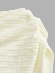 Siren Gaze Women's Casual Elegant Blouse, One-Shoulder, Fashionable, Summer Wear, Butter Yellow - Yellow - View 5