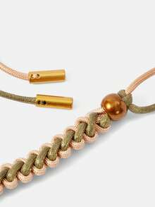 MOTF PREMIUM U-SHAPED BUCKLE KNOTTED WAIST BELT - green gold - View 8