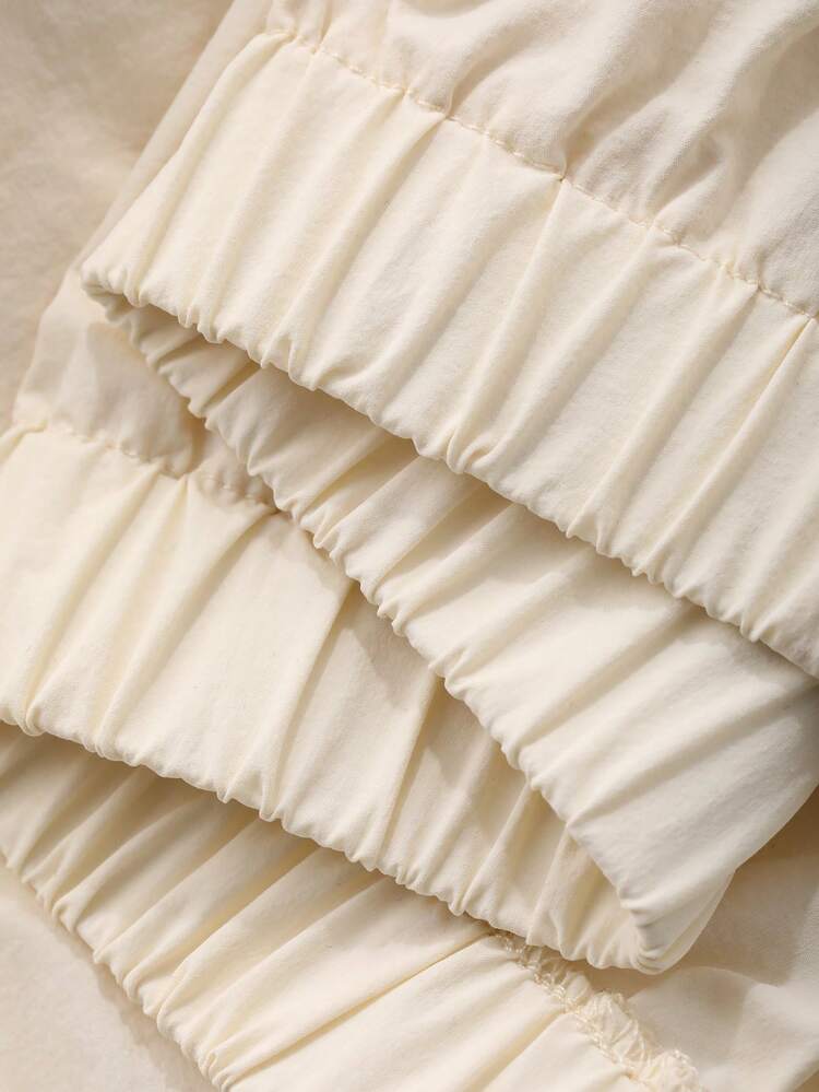 2pcs Women Stand Collar Hooded Jacket And High Waist Casual Shorts Set