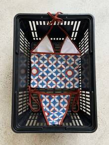 Swim Mod Bộ đồ bơi Tankini in họa tiết toàn thân, lý tưởng cho kỳ nghỉ biển. - Nhiều màu - Xem 2