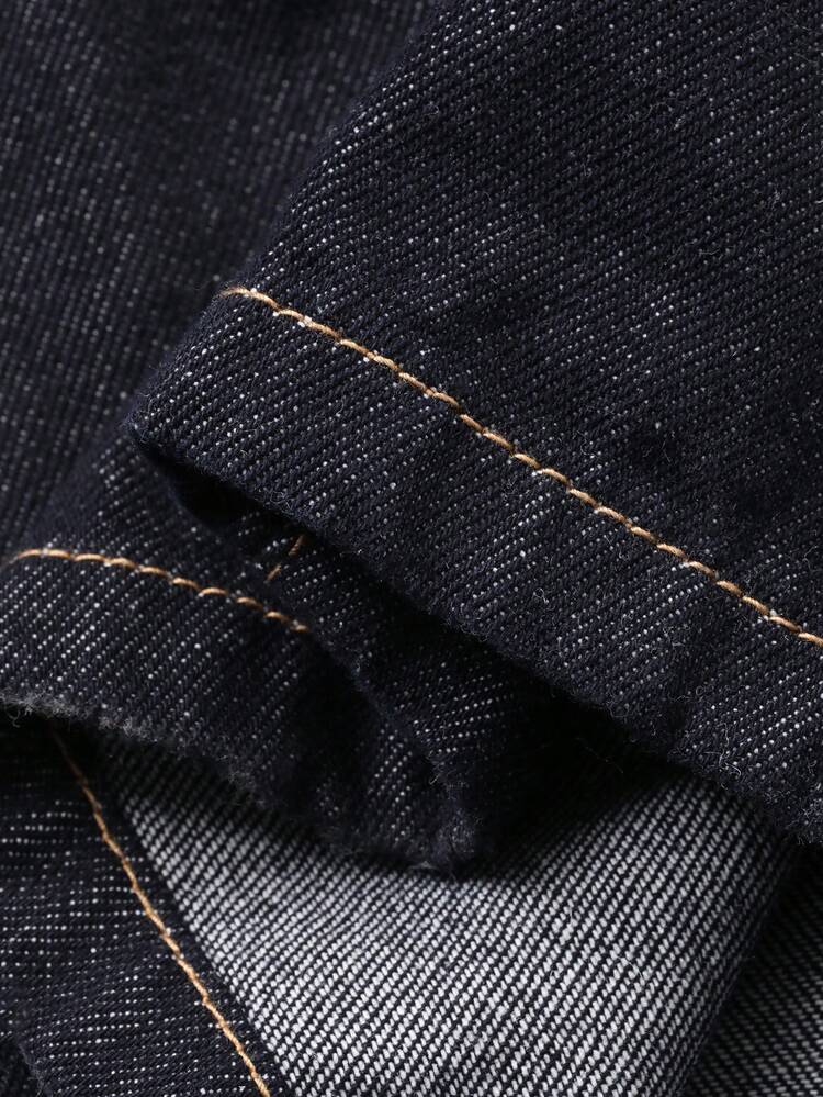 Women's Loose High Neck Adjustable Denim Bib Pants, Casual City Style