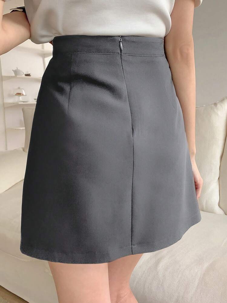 Split Hem Skort