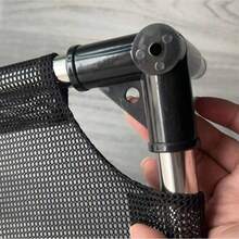 1 chiếc giường cho thú cưng bằng thép không gỉ, sử dụng được quanh năm, vải lưới có thể tháo rời và giặt được, dành cho chó. - màu đen - Xem 9