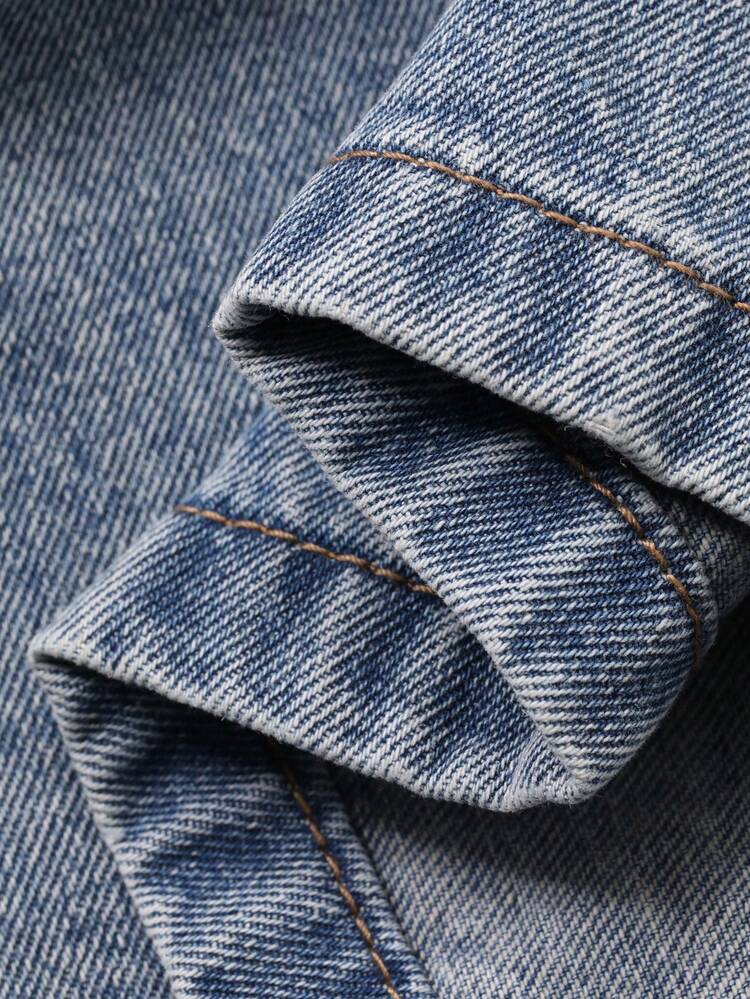 Women's Loose Straight Leg City Casual Denim Bib Pants And Jumpsuit