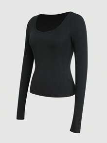 3件套纯色女士圆领T恤秋季服装 - 彩色 - 查看 6