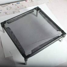 1 chiếc giường cho thú cưng bằng thép không gỉ, sử dụng được quanh năm, vải lưới có thể tháo rời và giặt được, dành cho chó. - màu đen - Xem 15