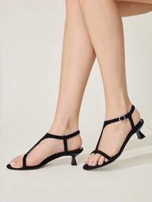 CUCCOO CHICEST Women Heeled Sandals Spring Shoes Wedding Shoes Bride Shoes - Black - View 10