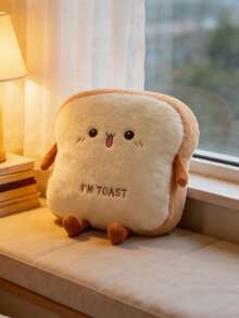 POKOJA LAND Đồ chơi nhồi bông hình bánh mì mô phỏng 16 inch, gối nhồi bông hình bánh mì, búp bê giữ ấm tay hình bánh mì, hình bánh mì dễ thương có tay chân với biểu cảm giống người, gối giữ ấm tay trang trí phòng ngủ, ghế sofa, quà tặng sinh nhật, lễ Phục sinh, Halloween, Lễ Tạ ơn, Ngày Valentine cho trẻ em. - Nhiều màu - Xem 9