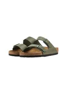 Arizona Slide Women's Flat Sandals Green 1029165 - Thyme - 查看 4