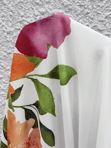 EMERY ROSE 大码女式短袖撞色圆领渐变印花沙滩连衣裙，带口袋，夏季连衣裙，夏季服装，春季连衣裙，春季女装，春季服装，碎花连衣裙，女士碎花连衣裙，女士沙滩度假装，女士度假连衣裙，波西米亚风女士夏季连衣裙，休闲度假连衣裙，女士夏季连衣裙，春季连衣裙，女士沙滩连衣裙，假日连衣裙，乡村风连衣裙，碎花连衣裙 - 彩色 - 查看 7